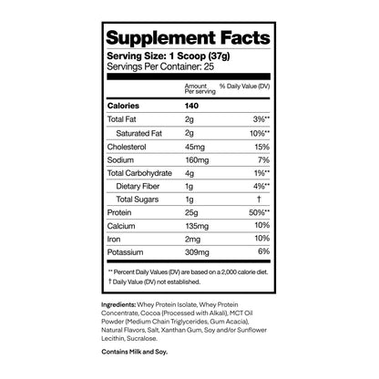 Oath Nutrition  Whey Protein - 25 Servings